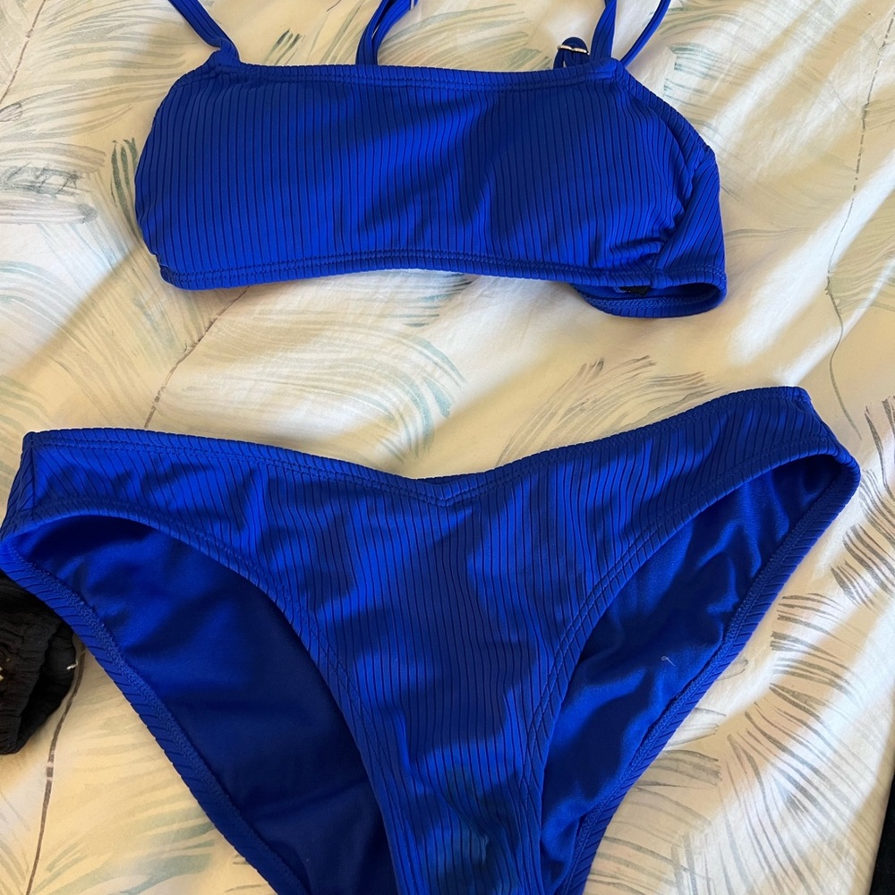 Target blue bikini set